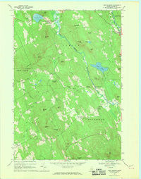 West Sumner Maine Historical topographic map, 1:24000 scale, 7.5 X 7.5 Minute, Year 1967