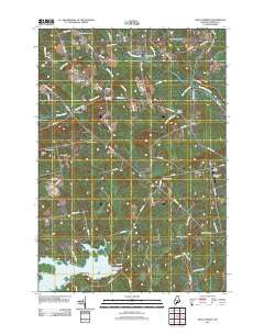 West Corinth Maine Historical topographic map, 1:24000 scale, 7.5 X 7.5 Minute, Year 2011