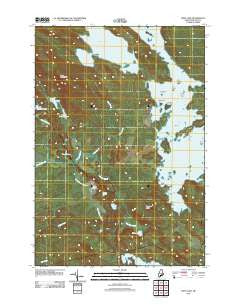 West Lake Maine Historical topographic map, 1:24000 scale, 7.5 X 7.5 Minute, Year 2011