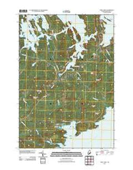 West Lubec Maine Historical topographic map, 1:24000 scale, 7.5 X 7.5 Minute, Year 2011
