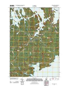 West Lubec Maine Historical topographic map, 1:24000 scale, 7.5 X 7.5 Minute, Year 2011