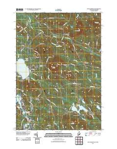 West Newfield Maine Historical topographic map, 1:24000 scale, 7.5 X 7.5 Minute, Year 2011