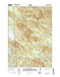 West Newfield Maine Current topographic map, 1:24000 scale, 7.5 X 7.5 Minute, Year 2014
