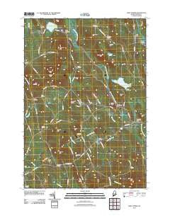 West Sumner Maine Historical topographic map, 1:24000 scale, 7.5 X 7.5 Minute, Year 2011