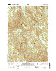 West Sumner Maine Current topographic map, 1:24000 scale, 7.5 X 7.5 Minute, Year 2014