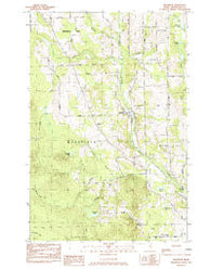 Westfield Maine Historical topographic map, 1:24000 scale, 7.5 X 7.5 Minute, Year 1984