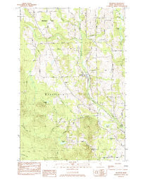 Westfield Maine Historical topographic map, 1:24000 scale, 7.5 X 7.5 Minute, Year 1984