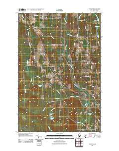 Westfield Maine Historical topographic map, 1:24000 scale, 7.5 X 7.5 Minute, Year 2011