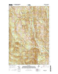 Westfield Maine Current topographic map, 1:24000 scale, 7.5 X 7.5 Minute, Year 2014