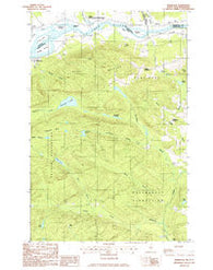 Wheelock Maine Historical topographic map, 1:24000 scale, 7.5 X 7.5 Minute, Year 1985