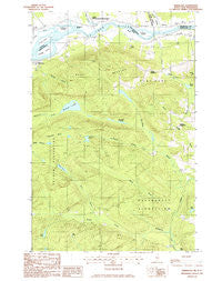 Wheelock Maine Historical topographic map, 1:24000 scale, 7.5 X 7.5 Minute, Year 1985