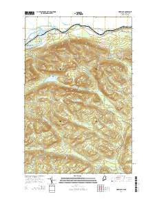 Wheelock Maine Current topographic map, 1:24000 scale, 7.5 X 7.5 Minute, Year 2014