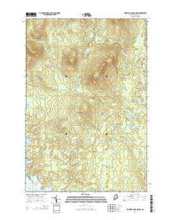 Whetstone Mountain Maine Current topographic map, 1:24000 scale, 7.5 X 7.5 Minute, Year 2014