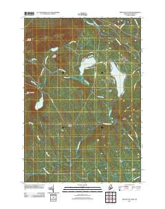 Whetstone Pond Maine Historical topographic map, 1:24000 scale, 7.5 X 7.5 Minute, Year 2011