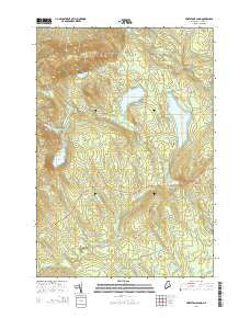 Whetstone Pond Maine Current topographic map, 1:24000 scale, 7.5 X 7.5 Minute, Year 2014