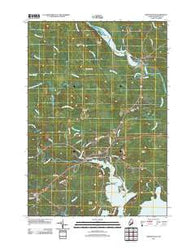 Whitneyville Maine Historical topographic map, 1:24000 scale, 7.5 X 7.5 Minute, Year 2011