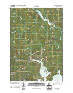 Whitneyville Maine Historical topographic map, 1:24000 scale, 7.5 X 7.5 Minute, Year 2011
