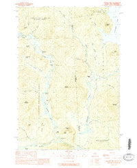 Wilsons Mills Maine Historical topographic map, 1:24000 scale, 7.5 X 7.5 Minute, Year 1989