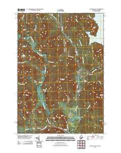 Wilsons Mills Maine Historical topographic map, 1:24000 scale, 7.5 X 7.5 Minute, Year 2011