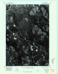 Winn NE Maine Historical topographic map, 1:24000 scale, 7.5 X 7.5 Minute, Year 1975