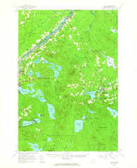 Winn Maine Historical topographic map, 1:62500 scale, 15 X 15 Minute, Year 1960