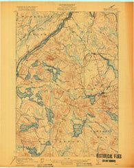 Winn Maine Historical topographic map, 1:62500 scale, 15 X 15 Minute, Year 1920