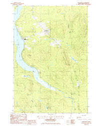 Winterville Maine Historical topographic map, 1:24000 scale, 7.5 X 7.5 Minute, Year 1985