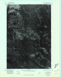 Winterville SE Maine Historical topographic map, 1:24000 scale, 7.5 X 7.5 Minute, Year 1975