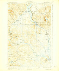 Winterville Maine Historical topographic map, 1:62500 scale, 15 X 15 Minute, Year 1931