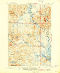 Winterville Maine Historical topographic map, 1:62500 scale, 15 X 15 Minute, Year 1931