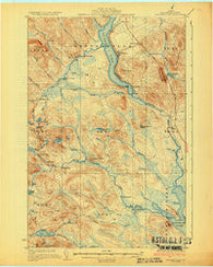 Winterville Maine Historical topographic map, 1:62500 scale, 15 X 15 Minute, Year 1931