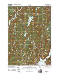 Wiscasset Maine Historical topographic map, 1:24000 scale, 7.5 X 7.5 Minute, Year 2011