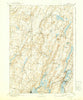 Wiscasset Maine Historical topographic map, 1:62500 scale, 15 X 15 Minute, Year 1893