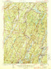 Wiscasset Maine Historical topographic map, 1:62500 scale, 15 X 15 Minute, Year 1944