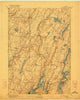 Wiscasset Maine Historical topographic map, 1:62500 scale, 15 X 15 Minute, Year 1893