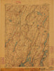 Wiscasset Maine Historical topographic map, 1:62500 scale, 15 X 15 Minute, Year 1893