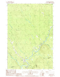 Wytopitlock Maine Historical topographic map, 1:24000 scale, 7.5 X 7.5 Minute, Year 1988