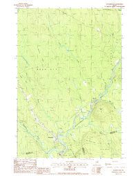 Wytopitlock Maine Historical topographic map, 1:24000 scale, 7.5 X 7.5 Minute, Year 1988