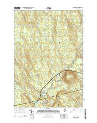 Wytopitlock Maine Current topographic map, 1:24000 scale, 7.5 X 7.5 Minute, Year 2014
