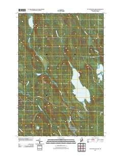 Wytopitlock Lake Maine Historical topographic map, 1:24000 scale, 7.5 X 7.5 Minute, Year 2011