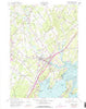 Yarmouth Maine Historical topographic map, 1:24000 scale, 7.5 X 7.5 Minute, Year 1957