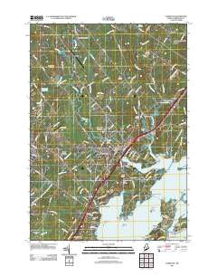 Yarmouth Maine Historical topographic map, 1:24000 scale, 7.5 X 7.5 Minute, Year 2011