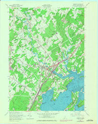 Yarmouth Maine Historical topographic map, 1:24000 scale, 7.5 X 7.5 Minute, Year 1957