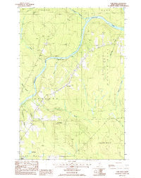 York Ridge Maine Historical topographic map, 1:24000 scale, 7.5 X 7.5 Minute, Year 1986