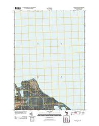 Adams Point Michigan Historical topographic map, 1:24000 scale, 7.5 X 7.5 Minute, Year 2011