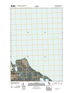 Adams Point Michigan Historical topographic map, 1:24000 scale, 7.5 X 7.5 Minute, Year 2011