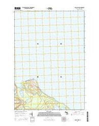 Adams Point Michigan Historical topographic map, 1:24000 scale, 7.5 X 7.5 Minute, Year 2014