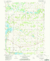 Adamsville Michigan Historical topographic map, 1:24000 scale, 7.5 X 7.5 Minute, Year 1981
