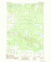 Addis Creek Michigan Historical topographic map, 1:24000 scale, 7.5 X 7.5 Minute, Year 1983