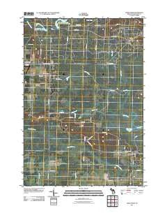 Addis Creek Michigan Historical topographic map, 1:24000 scale, 7.5 X 7.5 Minute, Year 2011